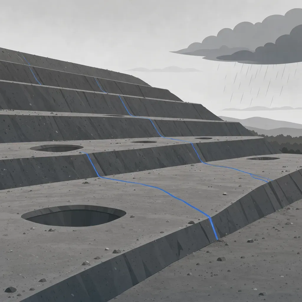 Illustrative image: Before the first storm: what a 1 m terrain model shows about landfill slopes and drainage
